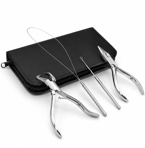 Professional Hair Extension Installation and Removal Tool Kit with Pliers <b>Crochet</b> <b>Hook</b> Loop Needle and Remover - Product Image 1