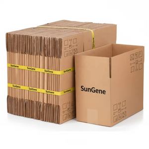 Custom <b>5</b>-Ply Heavy Duty Self-Erecting Corrugated Boxes High Stack Strength Hot Stamping Recycled Materials Custom Logo Design - Product Image 5