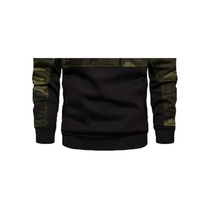 Men's Premium 100% Cotton Knitted Fleece O-<b>Neck</b> Pullover Sweatshirt Eco-Friendly Breathable Embossed Printed Design Front Logo - Product Image 6