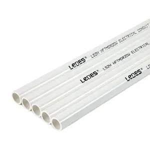 Ledes MD White 25mm Low Smoke Halogen Free Conduit Pipes LSZH Electrical Conduit