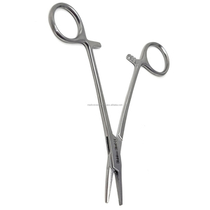 Porte-aiguille Webster professionnel en acier inoxydable 5 pouces à mâchoires lisses, instrument chirurgical vétérinaire durable, service OEM ODM - Product Image 4