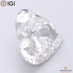 Coupe en forme de cœur parfaite 3.00 CT. Diamant CVD cultivé en laboratoire, couleur D, clarté VVS2, avec certificat IGI, pour une bague de fiançailles moderne - Product Image 6