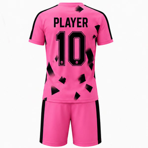 Ensemble d'uniformes de football haut de gamme offrant un style moderne, un confort léger et des caractéristiques de contrôle de l'humidité - Product Image 4