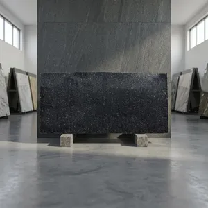 Hot Selling Chikku Black Granite Durable Polished <b>Stone</b> Slabs for Countertops Floor Tiles Wall Cladding and Luxury Interior - Product Image 1
