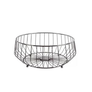 Nouvelle corbeille à fruits de luxe tendance en métal de qualité, style antique, design élégant, avec taille et forme personnalisées en bois - Product Image 1