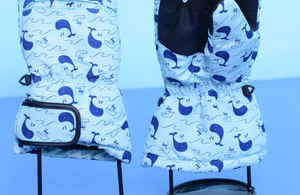 Gants de ski imperméables en gros, gants d'hiver pour la neige, à doigts complets avec sangle de poignet réglable et impression personnalisée pour sports de plein air - Product Image 6