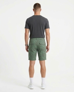 <b>Men's</b> <b>Green</b> Camouflage Cargo <b>Shorts</b> Knee Length Casual Button Fly Pockets - Product Image 3