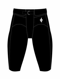 Men's American Football Uniform Set Black Sleeveless V-Neck Jersey with Number 23 Breathable <b>Mesh</b> <b>Pants</b> Customizable - Product Image 6
