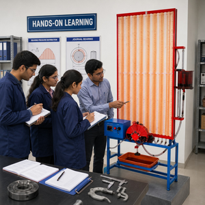 Aparato de registro de datos con sistema de medición de distribución de presión |   Equipo de Prueba de Rodamientos Hidrodinámicos para Ingenieros Mecánicos - Product Image 4