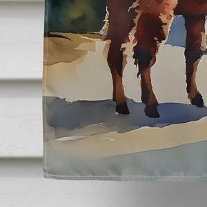 Poste de manga de porche Multicolor grande, cartel decorativo para patio, obra de arte, Bandera de Casa de Llama, colgante de pared hecho de poliéster, tamaño de casa - Product Image 4