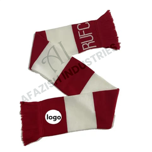 Écharpe d'équipe de football en acrylique de style long Offre Spéciale avec logo tricoté Sports d'hiver pour les fans de clubs de football pour hommes et femmes, y compris les filles - Product Image 2