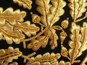 Insignias bordadas con hilo de oro, hechas a medida, para coser o planchar, bandera bordada con hilo de oro hecha a mano. - Product Image 3