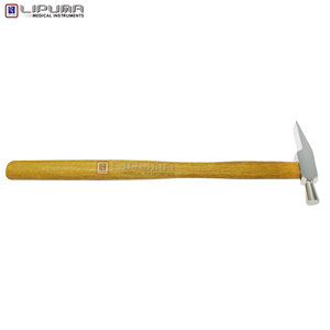 Marteau pointu large Niethammer avec tête en acier inoxydable et manche en bois, instruments professionnels de laboratoire dentaire, orthodontie - Product Image 6