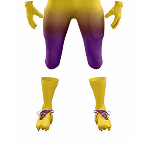 Custom Made Men's 100% Polyester American Football Uniform Plus Size Quick Dry Fabric T-<b>Strap</b> Design Your Own Football Uniform - Product Image 6