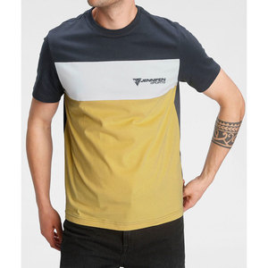 T-shirt pour homme personnalisé, uni, léger, 100% coton, plusieurs couleurs, logo imprimé personnalisé, col montant, coupe classique - Product Image 3