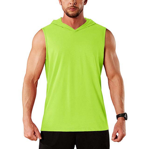Camiseta sin mangas con capucha para hombre, de primera calidad, transpirable, de secado rápido, ligera, para verano, gimnasio, culturismo, ajuste cómodo - Product Image 4