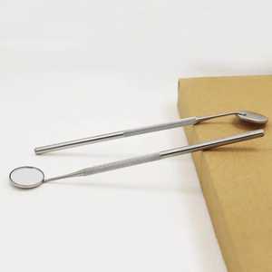 กระจกตรวจฟันทางการแพทย์สำหรับจัดฟันพร้อมด้ามจับ อุปกรณ์ดูดน้ำลายและอุดฟัน - Product Image 4