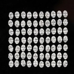 Diamantes Sueltos Cultivados en Laboratorio, Corte Ovalado, CVD HPHT, 6 x 4 mm, Color E, VVS2, Piedras Pequeñas para Joyería Personalizada, Precio de Fábrica - Product Image 1