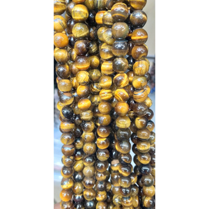 High Quality <b>Crystal</b> Natural Tiger Eye Round <b>Beads</b> Strands For Jewelry Making Fashion Trends unisex <b>Bracelet</b> Making - Product Image 2