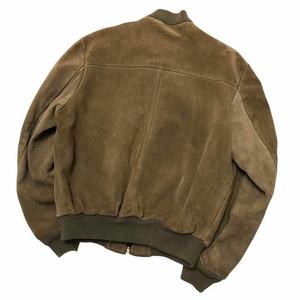 Veste bomber d'hiver unisexe en cuir véritable brodée de strass et de paillettes avec fermeture éclair, personnalisée par Kernel Apparel pour hommes - Product Image 2