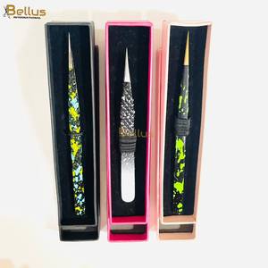 แหนบต่อขนตาปลอมทำจากสเตนเลสเคลือบผงโทนสองชั้นความแม่นยำสูง - Product Image 4