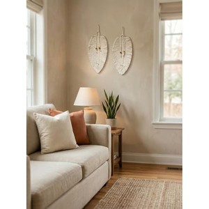Tapiz de Pared Bohemio de Madera de Acacia con Organizador de Macramé, Venta al Por Mayor |   Hecho a Mano - Product Image 3