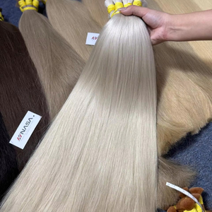 100g Wholesale Price Bulk Premium Hair Extensions Vietnamese Raw Human Hair in All Colors 60 cm - Product Image 1
