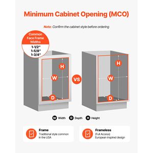 Bidone per la Raccolta Differenziata da 35 QT in Metallo Resistente Montabile su Mobile da Cucina, per Uso su Scrivania e in Auto - Product Image 5