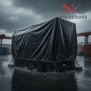 Bâche en PE de qualité export, taille standard, épaisse, multi-usages, couverture de protection industrielle pour les acheteurs en gros - Product Image 5