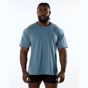 High Quality Heavyweight Oversized T-shirts Custom <b>Dropped</b> Shoulder 240 Grams Blank Eco-Friendly <b>Acid</b> Washed Vintage T-shirts - Product Image 1