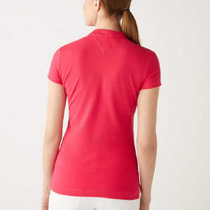 Polo d'été pour femme, nouveau design, respirant, séchage rapide, jersey sans couture, couleurs unies, manches courtes - Product Image 2