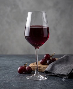 Copa de Vino de Borosilicato Premium de 350 ml, Tallo Largo, Diseño Minimalista y Elegante, para Cafetería, Bar, Restaurante, Venta al por Mayor - Product Image 3