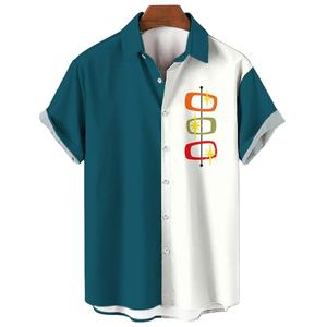 Premium Quality <b>Half</b> Sleeves Men's <b>Shirts</b> 100% Cotton Turn-Down Collar <b>Shirts</b> New Stylish Sublimation Printed <b>Shirts</b> - Product Image 2