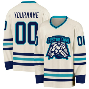 Customized High Quality Sublimation Ice Hockey Jersey Short Sleeve Breathable Premium Game Wear Wholesale OEM - Product Image 3