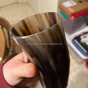 Vaso de Cerveza con Forma de Cuerno, Hecho a Mano, Ecológico, de Material Orgánico, Estilo Animal, Tamaño Personalizado, con Logotipo Personalizado, Regalo Empresarial - Product Image 5