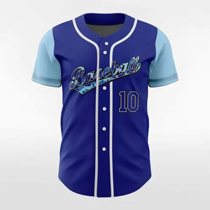 Baseball Jersey Mens <b>Athletic</b> Team Wear Button Front Lightweight Breathable Sports Mens Baseball Jersey - Product Image 1