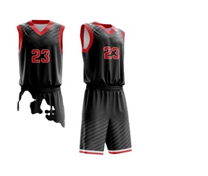 Maillot de basketball unisexe XXS-XXXL respirant, antibactérien, anti-UV, séchage rapide, entièrement sublimé, style bande personnalisé, grandes tailles - Product Image 1