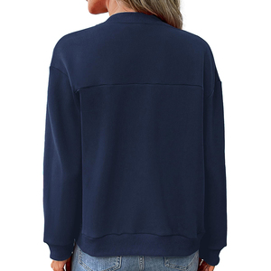 Chaqueta bomber personalizada a prueba de viento, cálida, transpirable, de manga larga y corte holgado para mujer. - Product Image 2