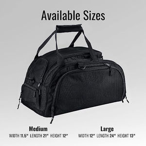 Sac à dos de sport en polyester robuste pour homme avec compartiment à chaussures pour la boxe - Product Image 1