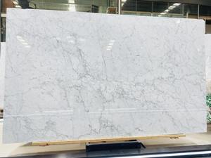 Best Quality Luxury Natural Carrara White Marble Wash <b>Basin</b> with Groove Design Durable & Eco-Friendly for Indoor Bathrooms - Product Image 4