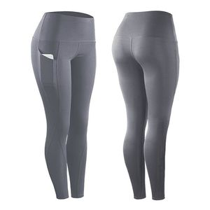 Leggings de Yoga GAF Workout Plus Size Transpirables de Cintura Alta y Media Pierna para Mujer - Product Image 3