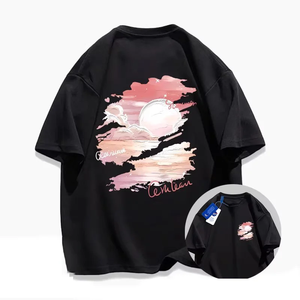 Tendencia Verano 2026 - Camiseta de Manga Corta con Estampado de Graffiti de Pintura al Óleo - Camiseta Casual de Algodón Puro de Alta Calidad para Hombre y Mujer - Product Image 2