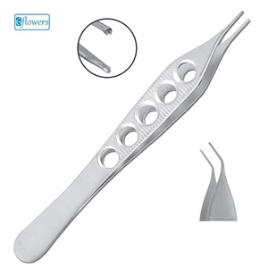 Pinces à tissus Adson en acier inoxydable, pinces chirurgicales pour la chirurgie générale, classe I, certifiées CE - Product Image 1