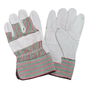 Guantes de Seguridad de Piel de Vacuno de Primera Calidad, Antivibración, Transpirables, con Dorso de Algodón, para Construcción, Almacén, Trabajo Pesado - Product Image 4