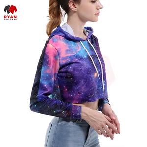 Ryan Pro Gear – Nouveaux sweats à capuche pour femmes, crop top respirant et élégant, couleur personnalisée, grandes tailles, services OEM et ODM - Product Image 3