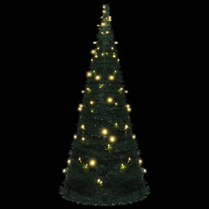 Albero di natale Pre-illuminato artificiale con stringa Pop-up verde da 7 piedi - Product Image 3