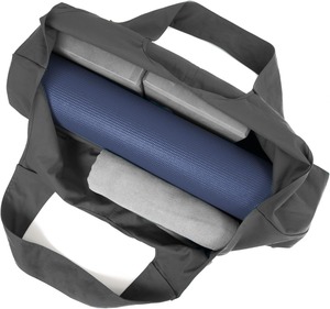 <b>Large</b> Canvas Yoga <b>Mat</b> & Pilates Bag with Fashion Design Adjustable Carry Strap Bottle Pocket Wet Compartment - Product Image 4