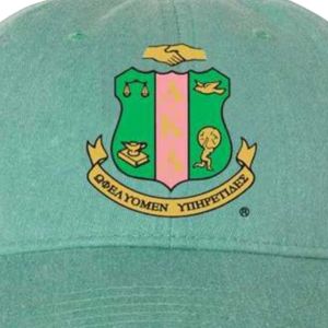 Gorra de Béisbol Ajustable de Algodón con Escudo Bordado Rosa de la Hermandad Griega AKA para Mujer, Ideal para Uso Exterior - Product Image 6