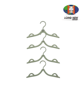 Longnew แม่พิมพ์พลาสติก PP แบบฉีดแขวนเสื้อผ้าที่มีสีและขนาดที่กำหนดเองได้ - Product Image 5