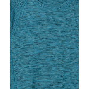 Haut de bain athleisure à manches longues pour homme, protection UV UPF 50, séchage rapide, couleur turquoise mélangée, idéal pour le surf - Product Image 5